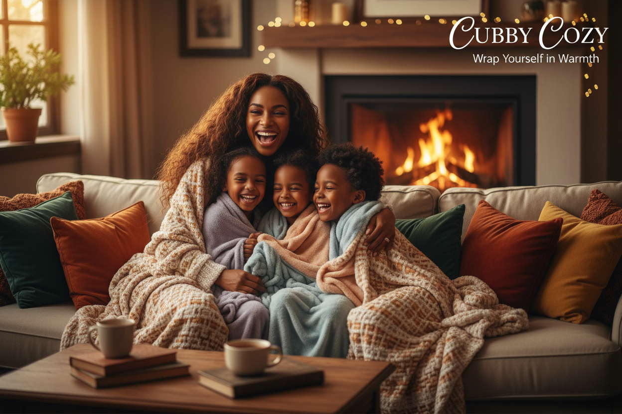 Blankets Cozy Family