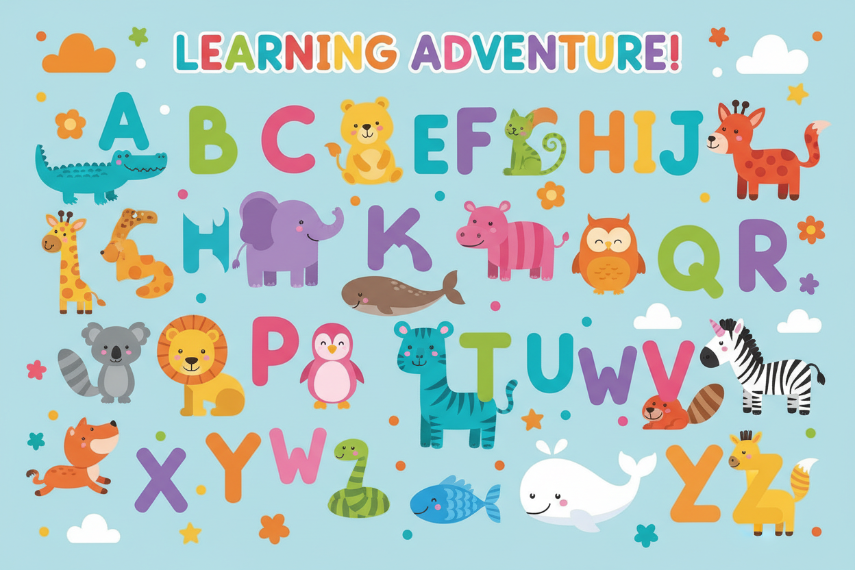 Back To School Alphabet  Book