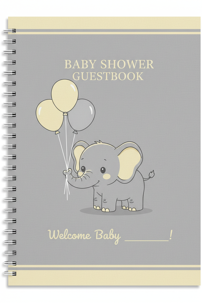 Baby Shower Notebook